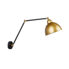 Truck Wall Lamp Black+Golden 1X40W E27 Golden Lampshade