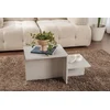 Hanah Home Klub sto Harmony, 80x40x40cm, Sivi