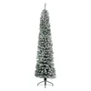 Novogodišnja jelka Pencil pine snowy 240cm-70cm Everlands