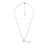 Michael Kors Bronast komplet srebrnega nakita MKC1260AN791 (ogrlica, uhani)