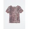 Sinsay - Rebrasta majica sa leopard dezenom - ostalo