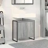 Kupaonski ormar Siva Sonoma 60 x 30 x 60 cm Konstruirano drvo
