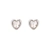 Ted Baker Uhani HAN: CRYSTAL HEART EARRING, srebrna