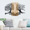 Murmure des Feuilles -1 - Natural, Walnut NaturalBlack Decorative Wooden Wall Accessory