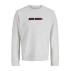 Jack & Jones Junior Majica JJMUNK nočno modra/pegasto siva/ognjeno rdeča