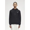 FRED PERRY TIPPED DUKS KAP BLK