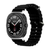 Silikonska narukvica za pametni sat Samsung Galaxy watch Ultra 47 mm crna