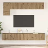 Set TV komoda Zidne 5 pcs Umjetnički hrast Konstruirano drvo