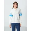 Tommy Life Majica Sweatshirts modra/bela