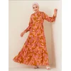Bigdart Obleka rjava/roza/temno roza