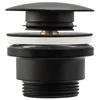 REA-A5216 - Umivalni odtok CLICK-CLACK, premer 6,4 cm, črn