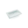 Bathco 0507 - Vgradni umivalnik MONACO 60x50 cm iz smole/bela