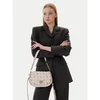Ročna torba Guess Emelie Logo HWGP99 28200 Écru