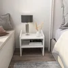 Hanah Home Noćni stočić Adin, 45x45x35 cm, Beli