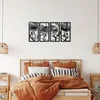 Wallity Zidna dekoracija Blossom-APT573MS, 95x46 cm, 1.5 mm, Crna