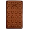 shumee Rjavi silikonski model za praline in čokolado 30x17,5x1,5 cm