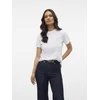 VERO MODA Majica PAULINA, bela