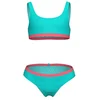 Arena essentials bralette bikini girls water/calypso coral 116cm