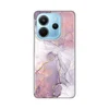 Torbica Silikonska Print za Xiaomi Redmi Note 14 4G (SRB) Pink Marble