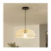 Brilagi - LED luster na sajli CERIA BOHO 1xE27/40W/230V prečnik 40 cm ratan