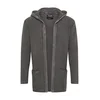 INDICODE JEANS Pletena jopa Graham, siva