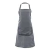 Kitchen apron, 70 x 85 cm, Stella, black - Tiseco