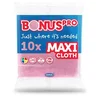 Čistilna krpa, univerzalna, 10 kosov, BONUS Professional Maxi, roza, 10 kosov