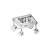 Rabalux Padma spot, hrom/ kristal, LED 4X5W+4X3W Spot rasveta