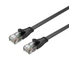 UTK UNITEK Cat 6 UTP RJ45 (8P8C) ploščati Ethernet kabel, 5 m, črn