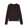 VERO MODA Majica VMADA temno rjava