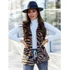 Brown Yups fur vest