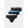 NIKE Underwear Spodnje hlačke azur/kostanj rjava/siva/črna