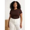 Trendyol Curve Ženska bluza Tbbss26Af00110, Braon
