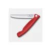 Piknik nož za zelenjavo Victorinox 6.7831.FC1, valovito rezilo, 11 cm, rdeč
