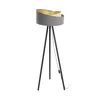 Podna lampa GALAXY 1xE27/60W/230V siva/krem/wenge