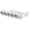 694555 PROD LETVA 5X2P+E 1,5M BIJ/SIV