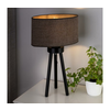 Duolla - Stona lampa OVAL 1xE27/15W/230V, prečnik 30 cm, braon