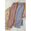 Trendyol Brown-Grey 2 Pack With Heart Polar Winter Knitted Pajama Bottoms