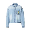 PRINCESS GOES HOLLYWOOD Bluza Snoopy born to be wild moder denim / svetlo modra / rumena