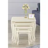 Hanah Home set od 4 umetnutih stočića Roma Avangart, krem