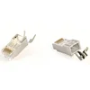 LC-PTF7-01/10 Gembird Zasticeni modularni CAT7 prolazni utikac 15u pozlacen, FTP, SFTP, 10 kom.