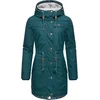 Ragwear Zimska jakna Canny  rjava / zelena / črna / bela