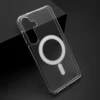 Futrola silikon MAGNETIC CONNECTION za Samsung S926B Galaxy S24 Plus 5G providna (bela)