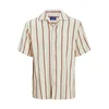 JACK & JONES Muška košulja kratkih rukava 12271060, Bež-braon