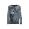 CAMP DAVID Majica antracit/kamen/bela