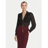 Elisabetta Franchi Bluza CA-133-57E2-V400 Črna Regular Fit