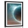 Plakat s paspartujem neskončno vesolje - 20x30 white