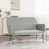 Vidaxl Klop svetlo siva 108x79x79 cm žamet