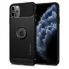 Spigen Rugged Armor zaščitni ovitek za iPhone 11 Pro, TPU, črn