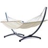 Potenza Stojalo GRANDE 220 kg + viseča mreža 220x160 ROMA XL s prečkami, barva smetane, premium